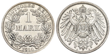 ALEMANIA IMPERIO - K-014- 1 Marco 1914 A. SC-