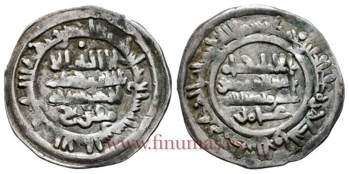 HISAN II  DIRHAM 387H   AL-ANDALUS