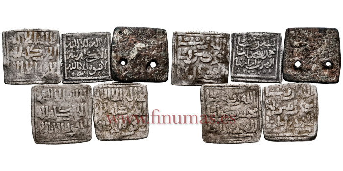 ALMOHADE DIRHAN ANONIMO 524-668H lote de 5 piezas