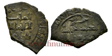 AL-MANUN YAHYA I- FRACCION DIRHAM de cobre 464