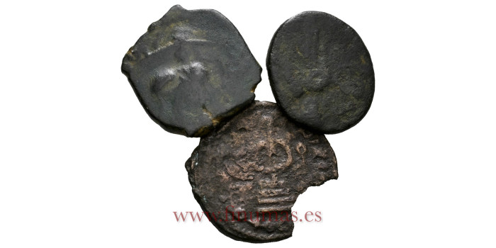 TIPO FOLLIS. Ceca Emesa  14/50H Califato Omeya