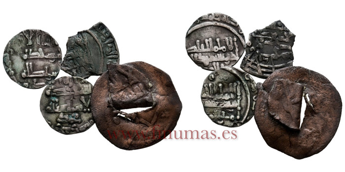 FRACCIONES DE DIRHAN SIN CLASIFICAR - 4 PIEZAS