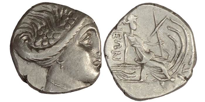 GR006.- GREEK TETROBOLOUS HISTORY 196-146 BC