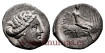GR008.- TETROBOLO GRIEGO HISTIAEA  196-146 a.C