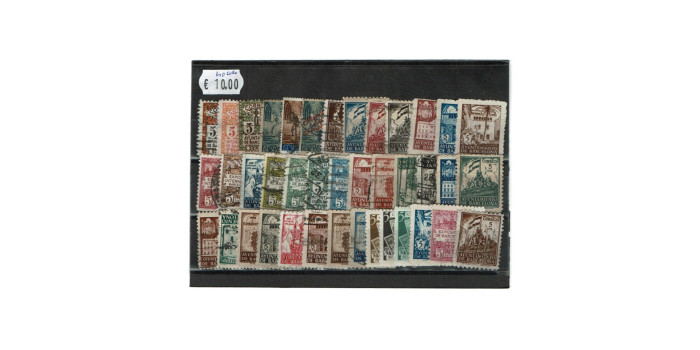 BARCELONA, Lot 40 stamps in used condition
