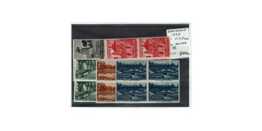 BARCELONA, 1936, No. 14/18 * * without hinge Block of 4 undated