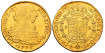 Cy13638.- CARLOS IV  8 Escudos 1791 Santiago D.A. -EBC