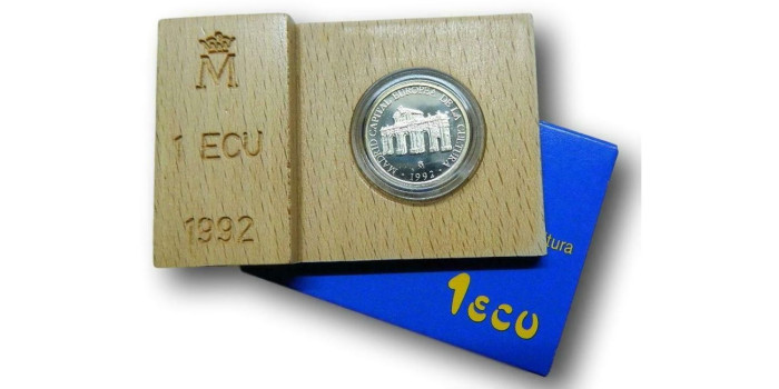1992 - 1 ECU 1992 FNMT "MADRID" - PLATA