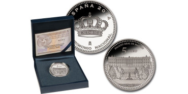 2014 - 5 EUROS Plata Patrimonio Nacional- Palacio Real Madrid