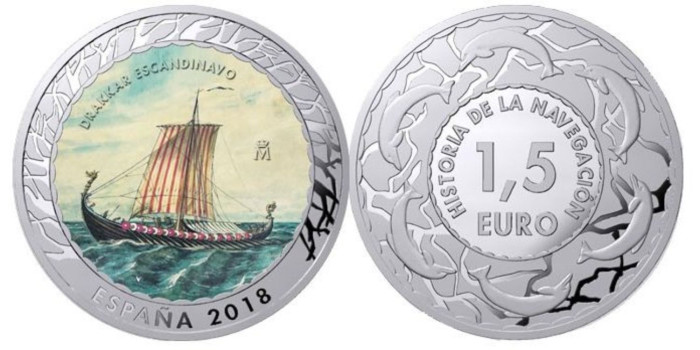 1,5 EUROS HISTORIA DE LA NAVEGACION.  1ª ENTREGA + ALBUM DE REGALO