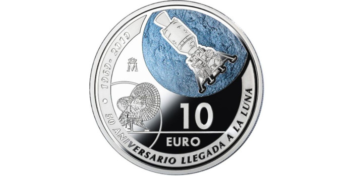 10 EUROS - 50º ANIV. LLEGADA DEL HOMBRE A LA LUNA