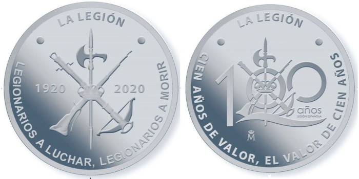 MEDALLA FNMT CENTENARIO DE LA LEGION ESPAÑOLA - NIQUEL