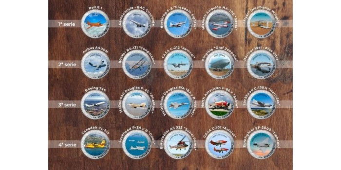 1,5 EUROS HISTORIA DE LA AVIACION.  1ª ENTREGA + ALBUM DE REGALO