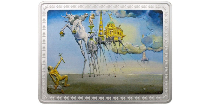 150 +10 EURO - SALVADOR DALI 2021. PLATA - COLOR