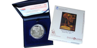 copy of 2004 - 3 x 10 EUROS OBRAS DE  DALI. PLATA  - PROOF