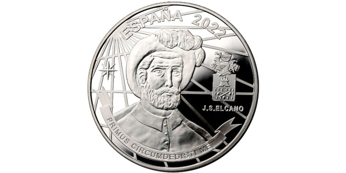 10 Euros - 8 Reales V Centenario Vuelta al Mundo. Especias. Plata - Proof 2021