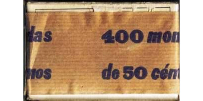 FB080  50 CENTIMOS 1966/69  S.C.  Bolsa original F.N.M.T.400 piezas