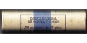 FB276   5 PESETAS 1957/73 S.C. Cartucho original 50 piezas