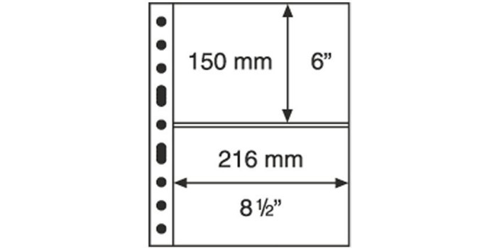 HOJA BILLETES LEUCHTTURN "GRANDE 2C"