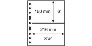 HOJA BILLETES LEUCHTTURN "GRANDE 2C"