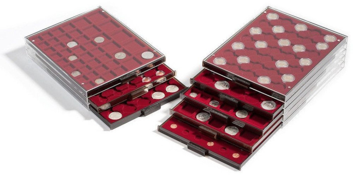 BANDEJA MONEDAS 2 EUROS CON CAPSULA