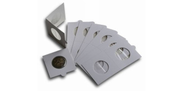 CARTONES MONEDAS  32.5mm - 50 unid.