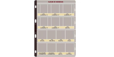 JUEGO HOJAS PREIMPRESAS 2 EUROS CONM. 2012 PRONUMAS