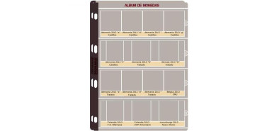 JUEGO HOJAS PREIMPRESAS 2 EUROS CONM. 2014 PRONUMAS