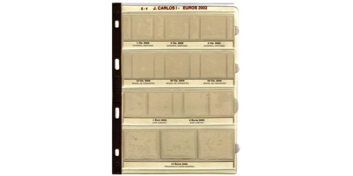 E04. HOJA PRONUMAS JUAN CARLOS EUROS 2002