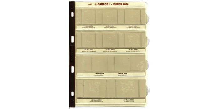 E06. HOJA PRONUMAS JUAN CARLOS EUROS 2004