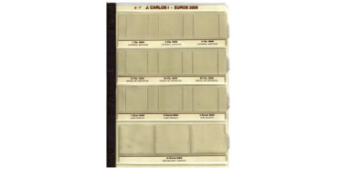 E07. HOJA PRONUMAS JUAN CARLOS EUROS 2005