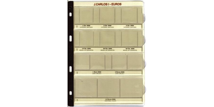 E08. HOJA PRONUMAS JUAN CARLOS EUROS 2006
