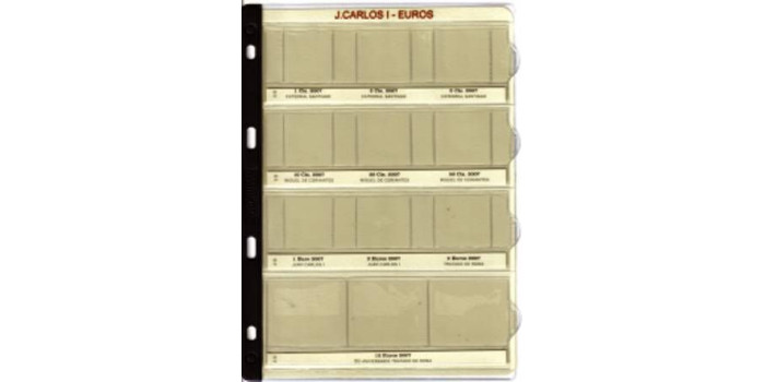 E09. HOJA PRONUMAS JUAN CARLOS EUROS 2007