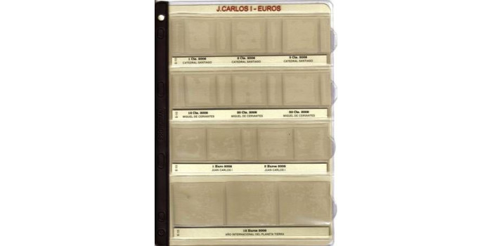 E10. HOJA PRONUMAS JUAN CARLOS EUROS 2008