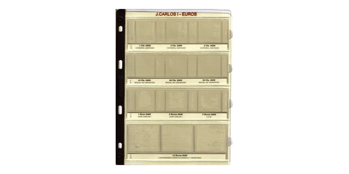 E11. HOJA PRONUMAS JUAN CARLOS EUROS 2009