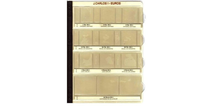 E13. HOJA PRONUMAS JUAN CARLOS EUROS 2011