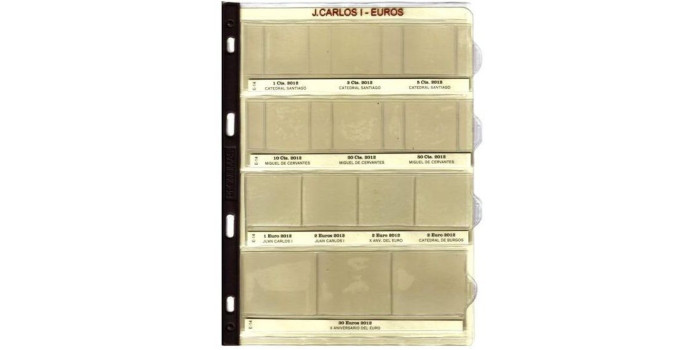 E14. HOJA PRONUMAS JUAN CARLOS EUROS 2012