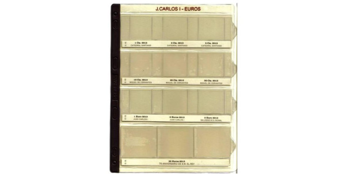 E16. HOJA PRONUMAS JUAN CARLOS EUROS 2014