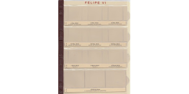 E18. HOJA PRONUMAS FELIPE VI EUROS 2016