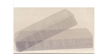 TIRA PLASTICO "EUROS" 9 espacios (10unid)