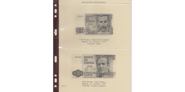ALBUM BILLETES 1976/1992 (JUAN CARLOS I) PRONUMAS