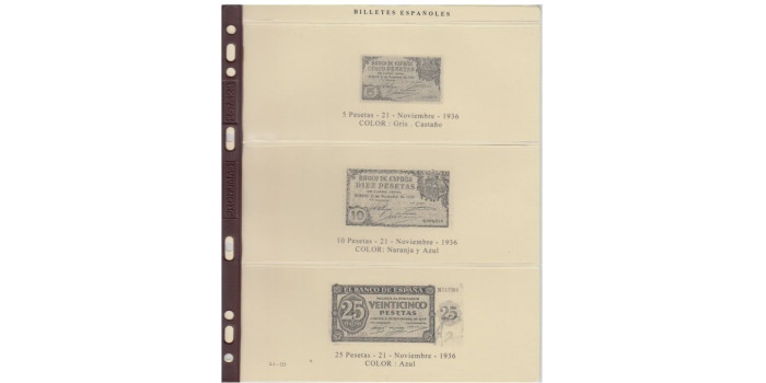 ALBUM BILLETES 1936/1939 (ESTADO ESPAÑOL) PRONUMAS