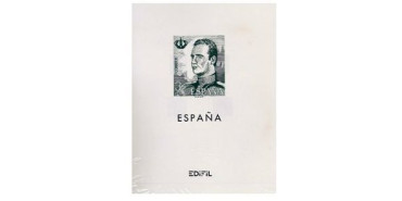 EDIFIL BLOQUE 1975/1983. JUAN CARLOS I - MONTADO CON FILOESTUCHES