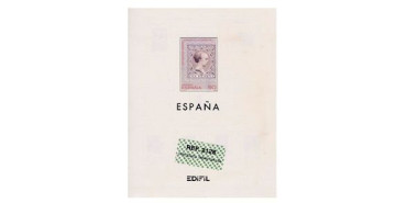 EDIFIL BLOQUE 1989/1992.. JUAN CARLOS I - MONTADO CON FILOESTUCHES