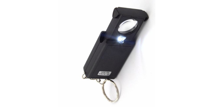 LUPA BOLSILLO PLEGABLE 45X -LED