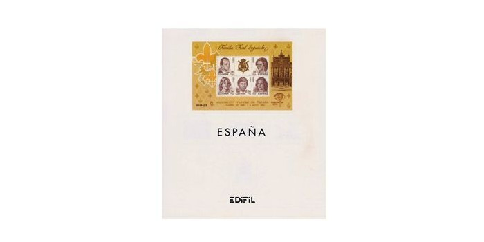 EDIFIL BLOQUE 1984/1988. JUAN CARLOS I - SIN MONTAR (PARCIAL)