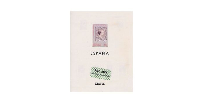 EDIFIL BLOQUE 1989/1992. JUAN CARLOS I - MONTADO (PARCIAL)