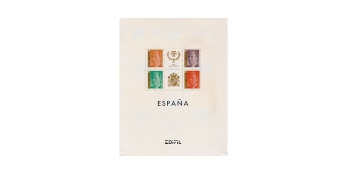 EDIFIL BLOQUE 1993/1996. JUAN CARLOS I - SIN MONTAR (PARCIAL)