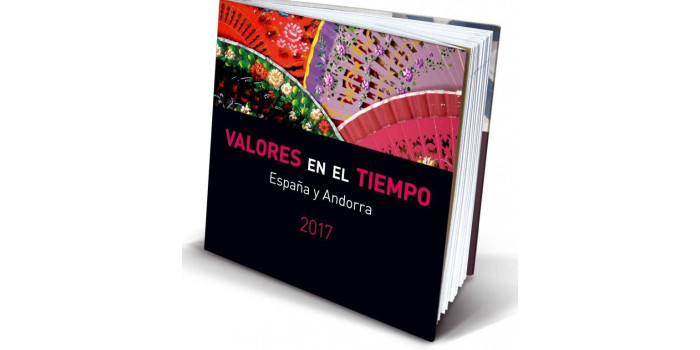 LIBRO ANUAL SELLOS CORREOS VALORES EN EL TIEMPO 2017 - SIN SELLOS