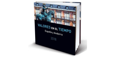 LIBRO ANUAL SELLOS CORREOS VALORES EN EL TIEMPO 2018 - SIN SELLOS